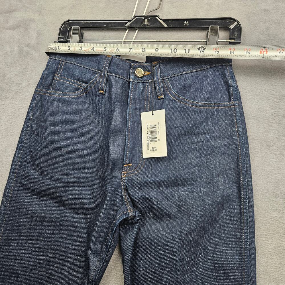 FRAME Le Italien True Straight Jeans 26 Italian Denim Quiet Luxury Minimalist - Picture 2 of 11